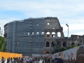 Colosseum Scaffolding Wide Shot